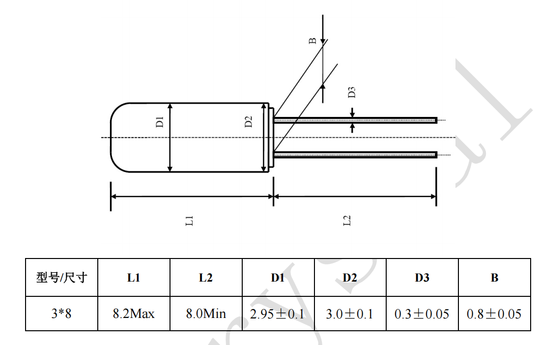 3MM*8MM MHZ Quartz Crystal Resonator